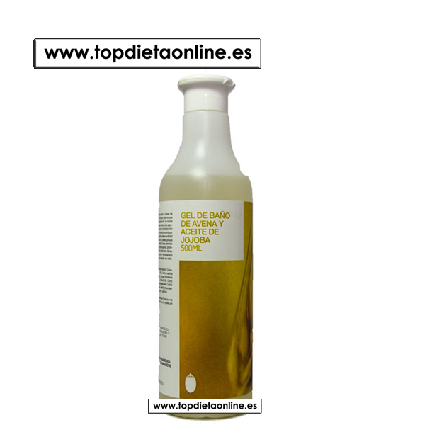Gel de baño de avena y aceite de jojoba de Ebers 