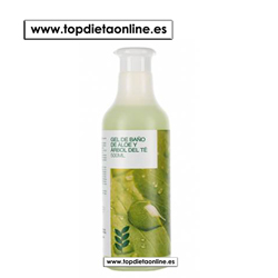 Gel de baño aloe vera y árbol de té Botanica Nutrients