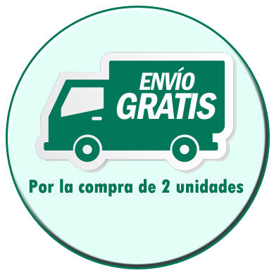 EnvÃ­o gratis por la compra de 2 unidades