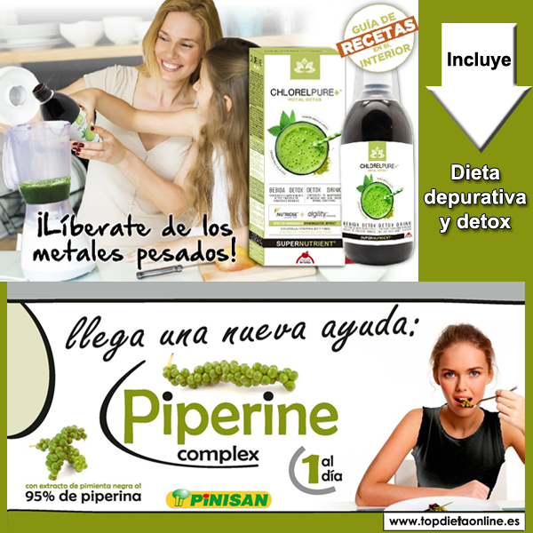 ChlorelPure Piperine plan dietético