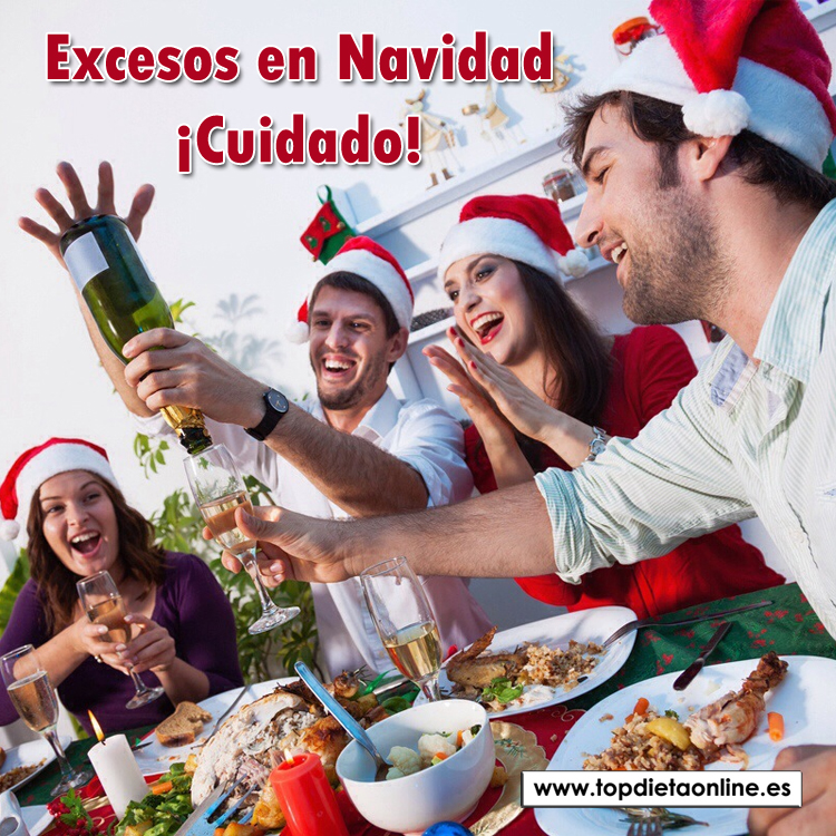 Excesos en Navidad, ¡cuidado!