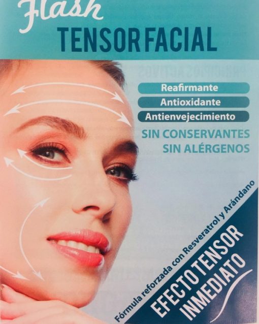 Flash tensor facial publicidad