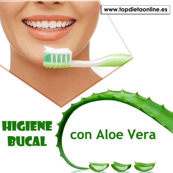 Higiene bucal con aloe vera