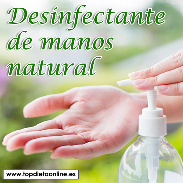 Gel desinfectante natural