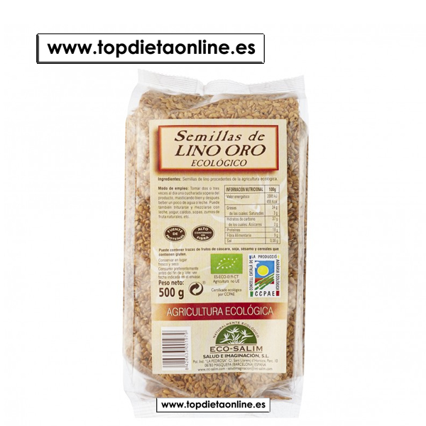 Semillas de lino 500 gr Eco-Salim