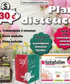 Plan dietético Six plan + total slim topdietaonline