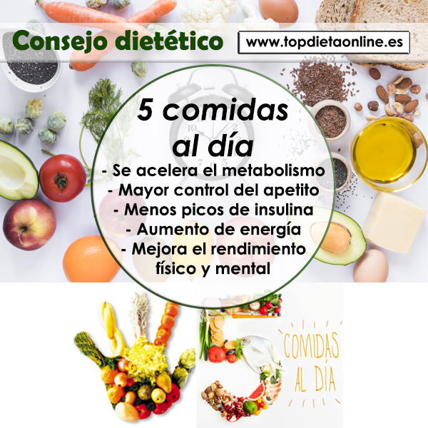 5 Comidas al día