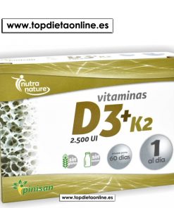 Vitaminas D3 + K2 - Pinisan 60 caps