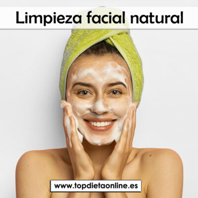 Limpieza facial natural