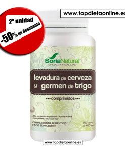 Levadura de cerveza y germen de trigo de Soria Natural 2ªunidad 50%