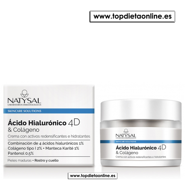 Crema ácido hialurónico 4D y colágeno de Natysal