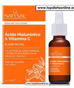 Elixir facial ácido hialurónico y vitamina C de Natysal