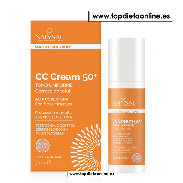 CC Cream 50+ tono medio Natysal
