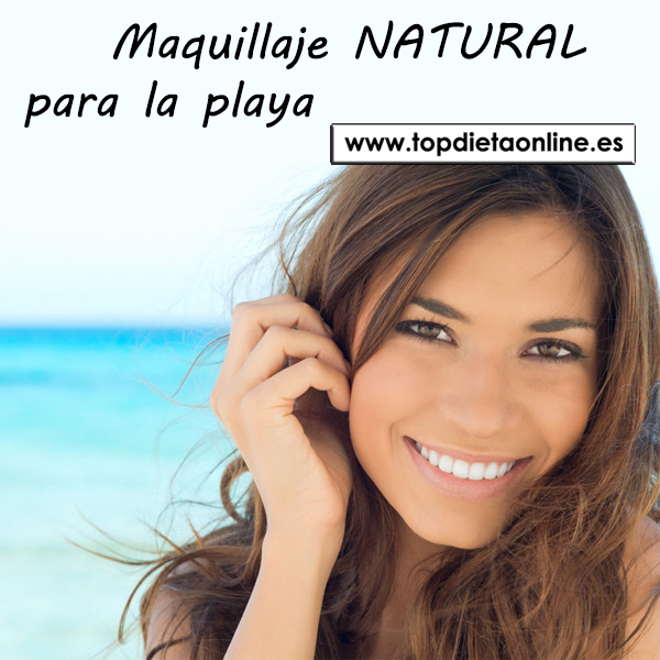 Maquillaje natural para la playa