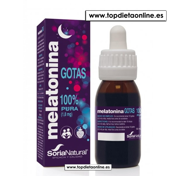 Melatonina pura gotas de Soria Natural