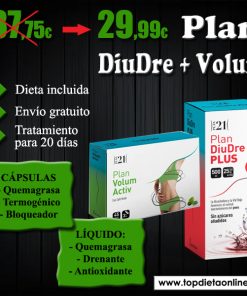 Plan dietético diudre + volum activ topdietaonline