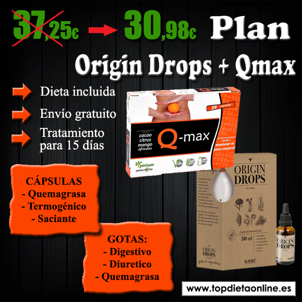 Plan dietético origin + qmax