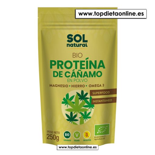 Proteína de cáñamo de Sol Natural