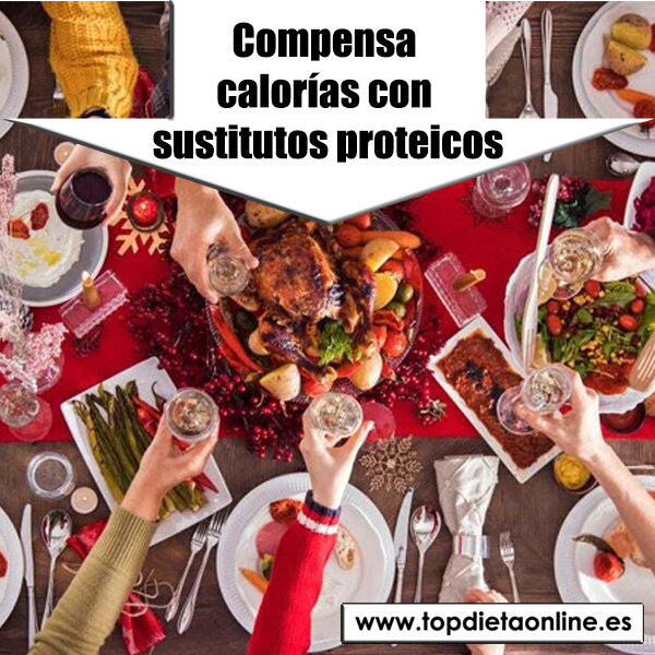 Compensa calorías con sustitutos proteicos