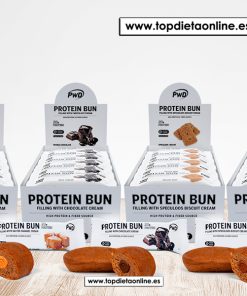 Protein bun bizcocho relleno PwD