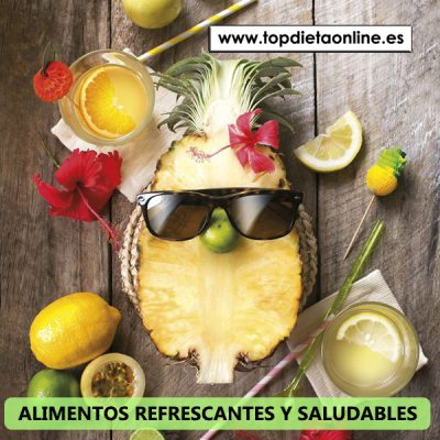 Alimentos refrescantes y saludables