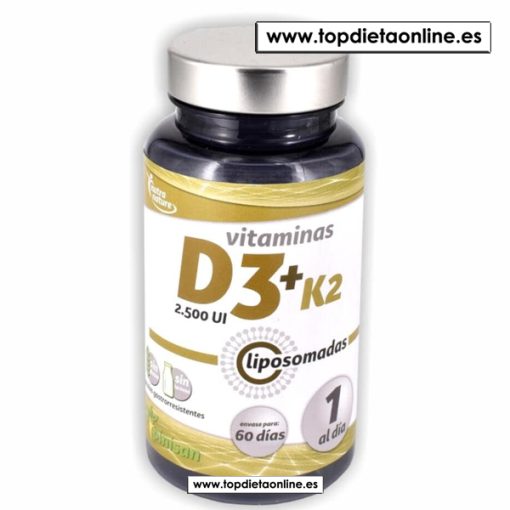 Vitaminas D3 + K2 liposomadas Pinisan