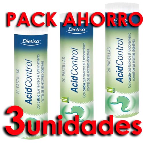 Acid control Dietisa 3 unidades