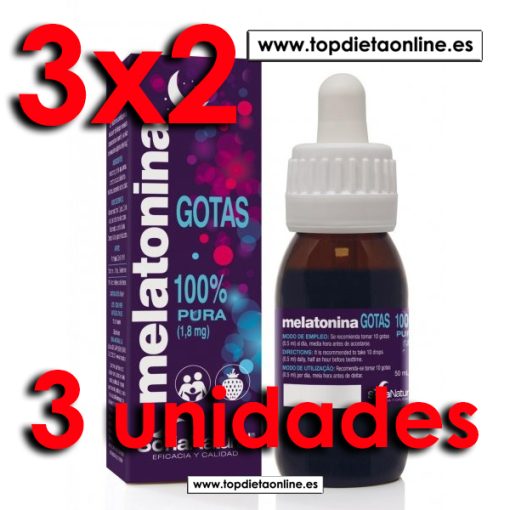 Melatonina gotas Soria Natural 3 unidades