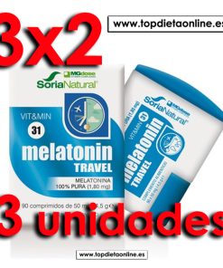 Melatonina travel Soria Natural 3 unidades