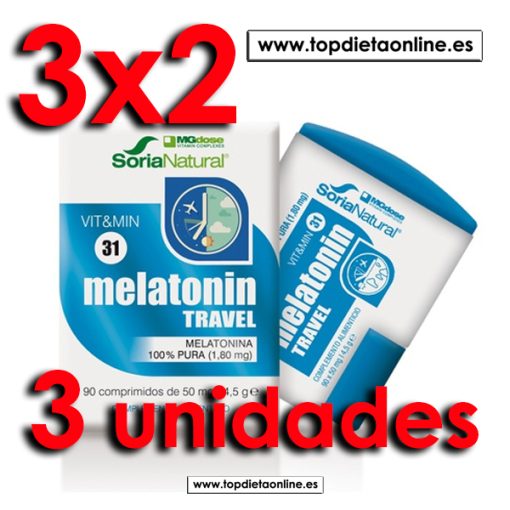 Melatonina travel Soria Natural 3 unidades