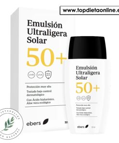 Emulsión ultraligera Solar 50+ Ebers
