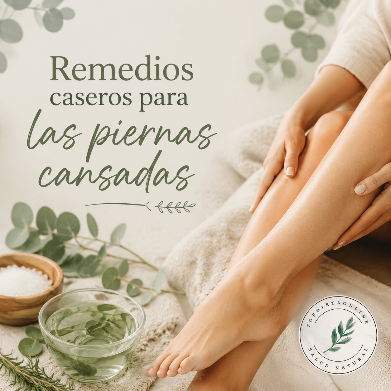 Remedios caseros para las piernas cansadas
