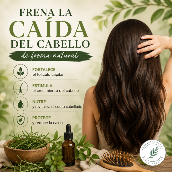 Frenar la caída del cabello de forma natural